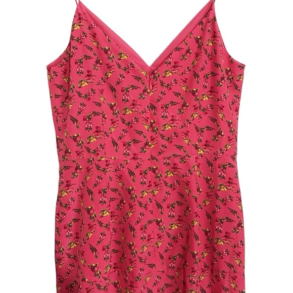 Slate and Willow Pink Rose Floral Maxi Slip Dress Size 4 - Picture 7 of 10